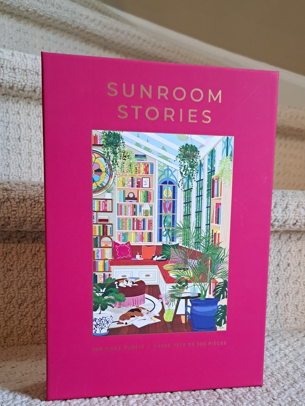 HOBBRY Sunroom Stories 500 Piece Jigsaw Puzzle. New! Factory Sealed!